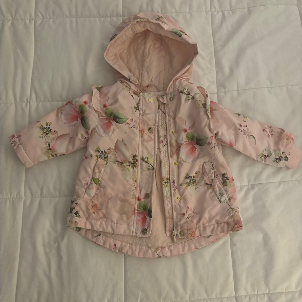 Ted Baker Floral Pink Kids Jacket